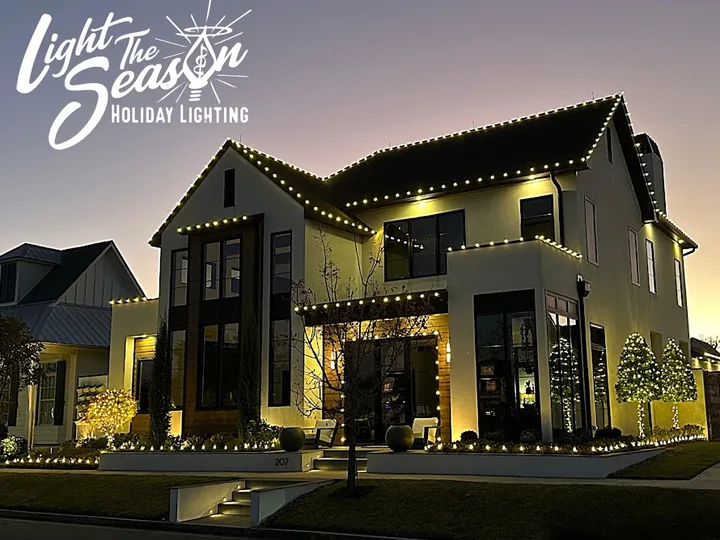 Festive Christmas lighting design